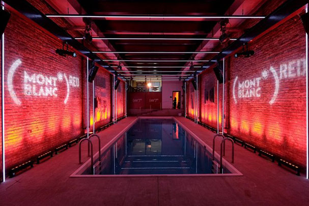 Indoor pool at the Montblanc (RED) Event