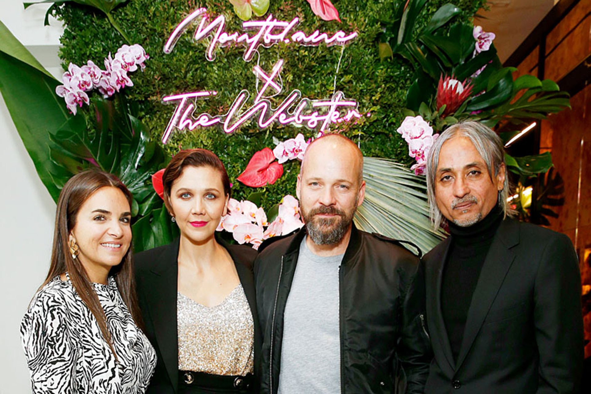 Creative Director Laure Hériard Dubreuil, Maggie Gyllenhaal, Peter Sarsgaard, and Montblanc Creative Director Zaim Kamal