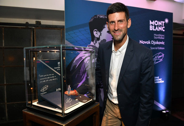 Montblanc X Novak Djokovic event planning and logistics DJKOVIC